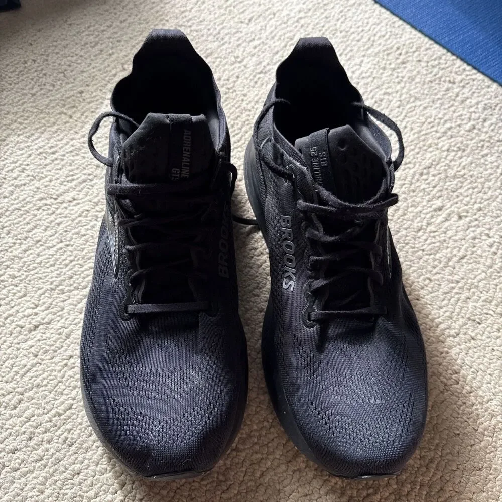 Brooks Adrenaline GTS 24 Running Shoes Black/Ebony | Mens Size 10.5 2E